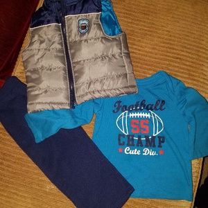 3pc toddler boys oufit